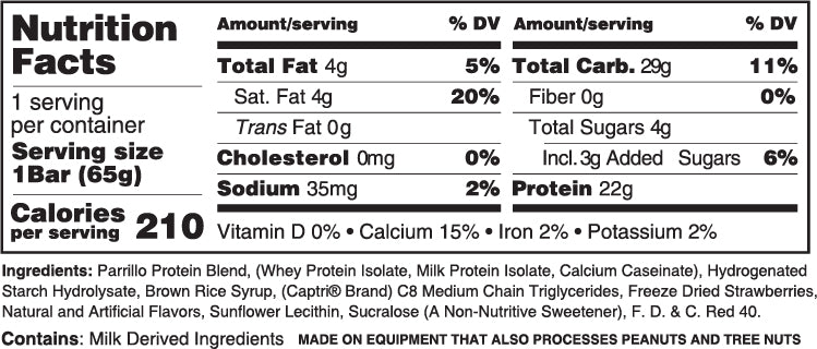 
                  
                    Parrillo Protein Bar™ – Strawberry Shortcake
                  
                