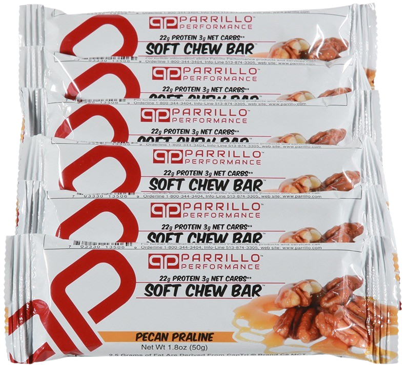 
                  
                    High Protein High Fiber Soft Chew Bar™ – Pecan Praline
                  
                